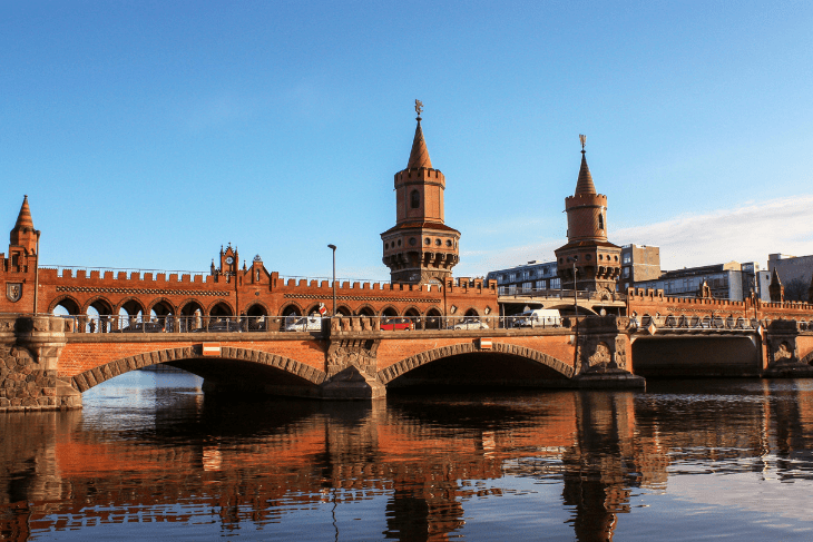 Oberbaumbrücke, pont de Berlin.