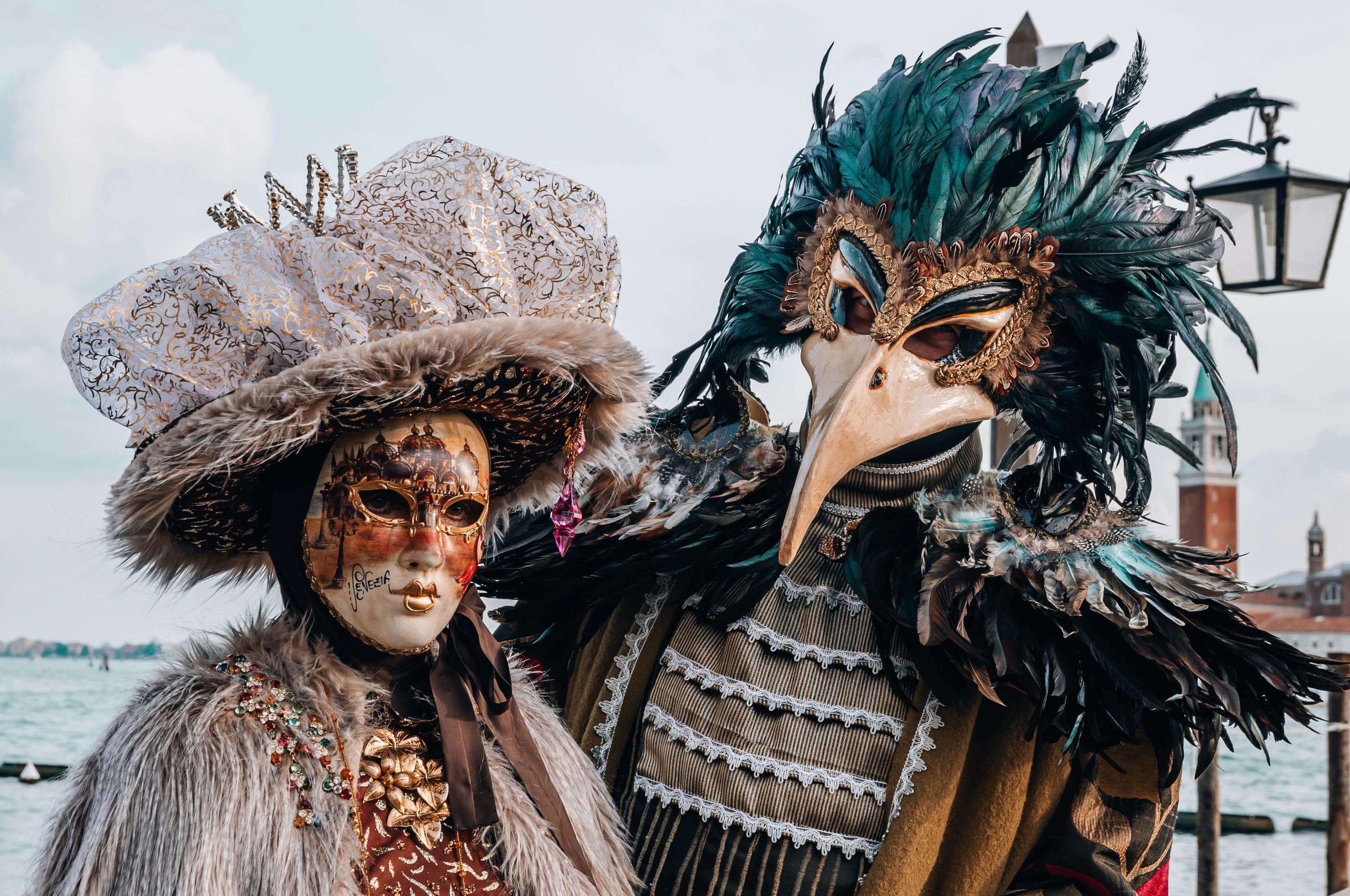 Carnaval de Venise, meilleure période pour visiter l'Italie.
