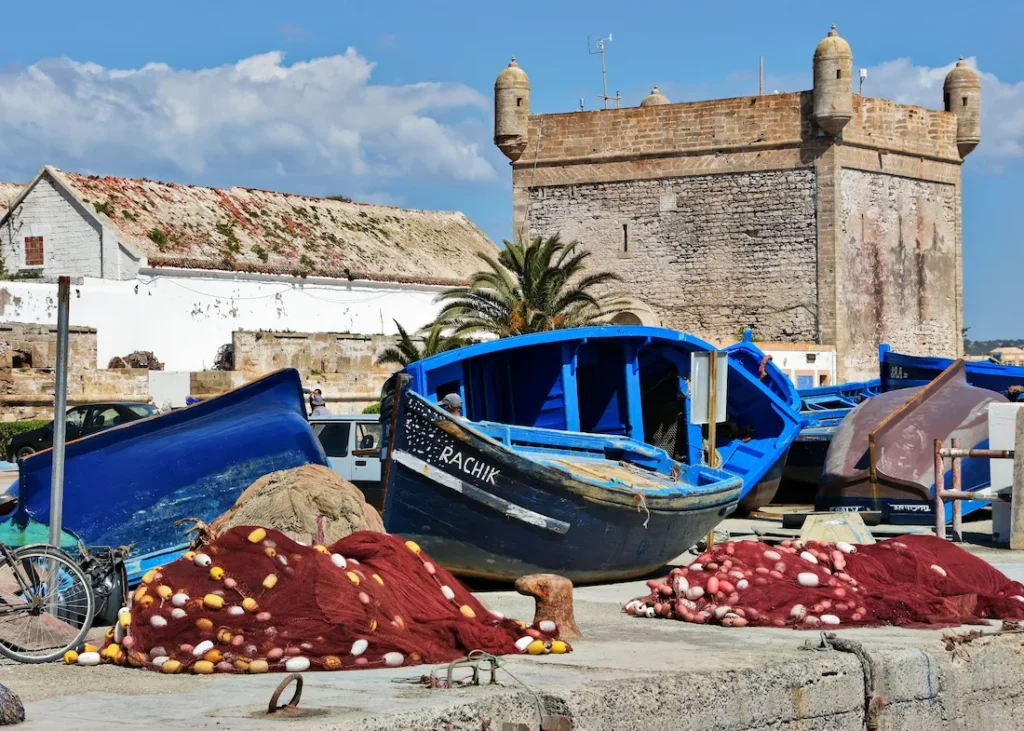 Essaouira, ville où aller au Maroc en octobre.