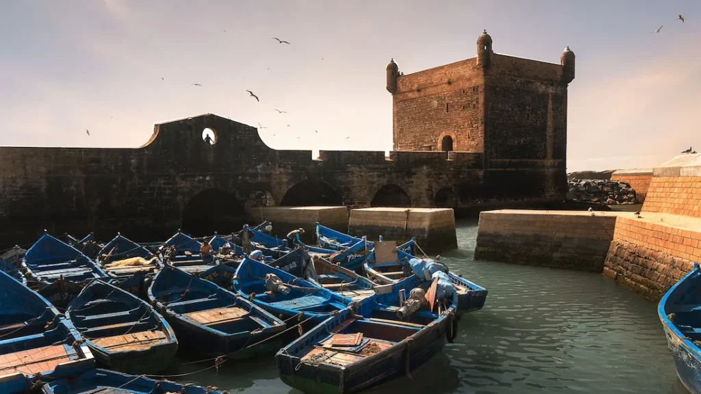 Vue d'Essaouira, ville à visiter au Maroc en novembre. 