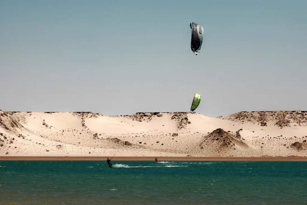 Kite surf à Dakhla.